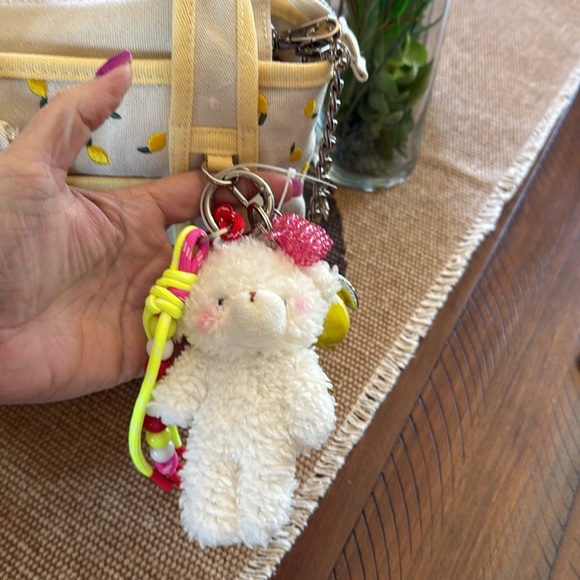 Popular Madden Girl Yellow and Cream Lemon Tote Bag - Picture 2 of 7